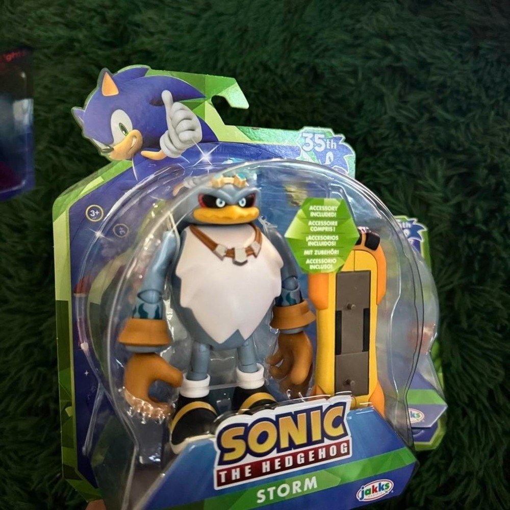 1 Storm 4' Figure Sonic The Hedgehog 35th Anniversary Jakks Pacific